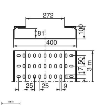Unex Kabelrinne gelocht halogen 66420-48 