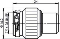 TG TNC-Abschlusswiderstand  J01016A0002 