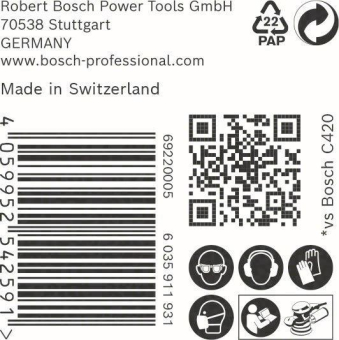Bosch EXPERT Schleifblatt     2608900921 