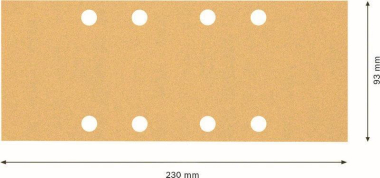 Bosch EXPERT Schleifblatt     2608900871 