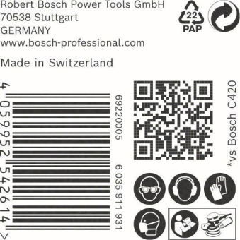 Bosch EXPERT Schleifblatt     2608900923 