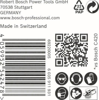 Bosch EXPERT Schleifblatt     2608900909 