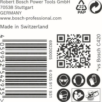 Bosch EXPERT Schleifblatt     2608900955 