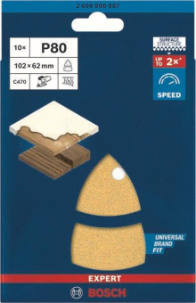 Bosch EXPERT Schleifblatt     2608900887 