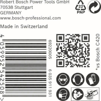 Bosch EXPERT Schleifblatt     2608900912 