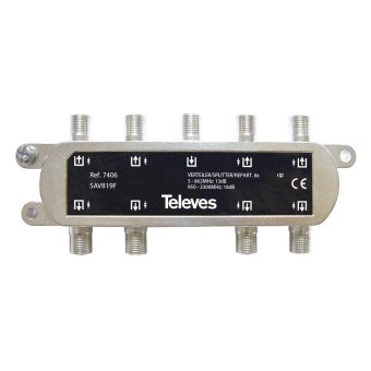 Televes Verteiler 8-fach         SAV819F 