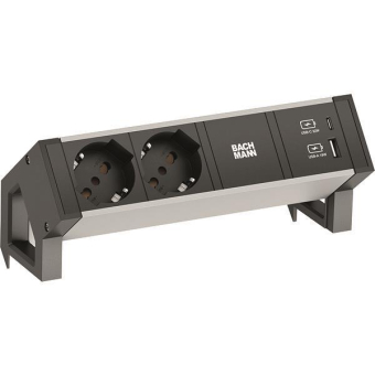 Bachmann DESK2 ALU BLACK 2xP40   937.325 