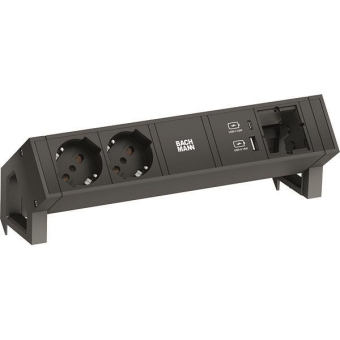 Bachmann DESK2 2xP40 1xUSB A&C   902.989 