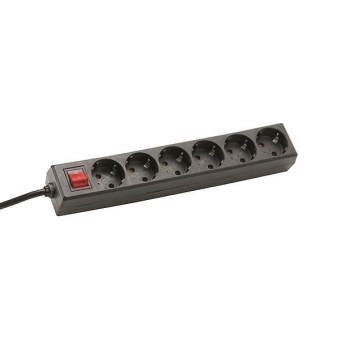 Bachmann SELLY 6xSchuko schwarz 381.144S 