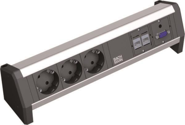 Bachmann DESK 3xSchuko 2xCat5e  339.1005 