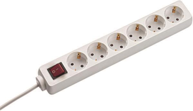 Bachmann SELLY 6xSchuko schwarz 381.144S 