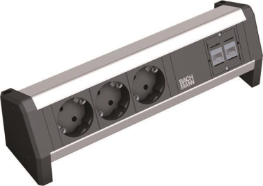 Bachmann DESK 3xSchuko 2xCat5e  339.1004 