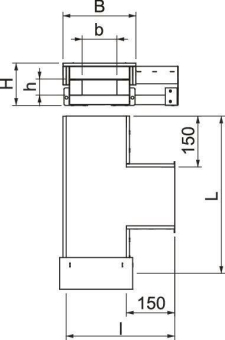 OBO BSKH09-T0511 T-Stück f.BSKH09-K0511 