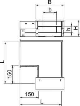 OBO BSKH09-B0511 Bogen 90° 
