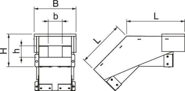 OBO BSKH09-VF0506 Vertikalbogen fallend 