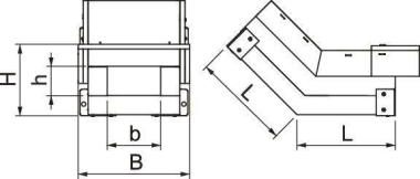 OBO BSKH09-VS0511 Vertikalbogen steigend 