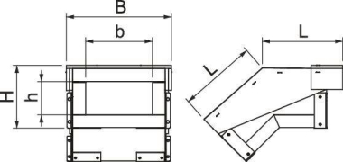 OBO BSKH09-VF1021 Vertikalbogen fallend 