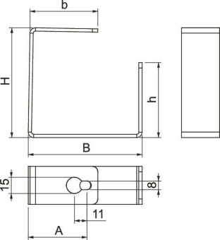 OBO BSKD-B1021 Trennbügel 