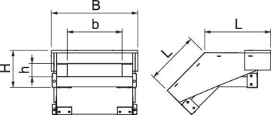 OBO BSKH09-VF0521 Vertikalbogen fallend 