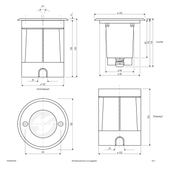 EVN LED Bodeneinbau -rund -  679235EV402 