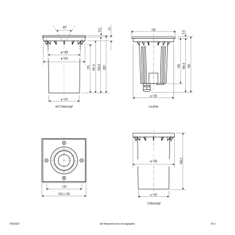 EVN Bodeneinbau-quad.-         678435527 