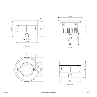 EVN LED Bodeneinbau -rund -    672029902 