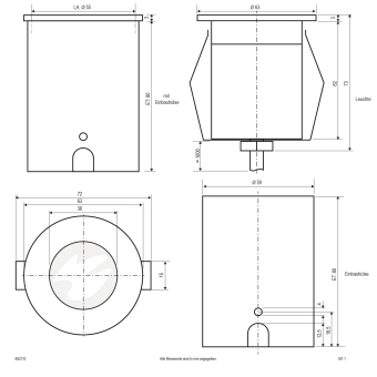 EVN Power-LED-Einbauleuchte       652110 