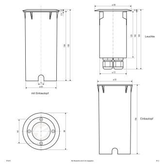 EVN V4A-edelstahl-Einbauleuchte   673210 