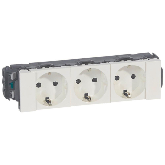 Legrand 077203 Steckdose 3-fach Snap-On 