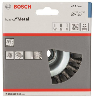 Bosch Kegelbürste gezopfter   2608622058 