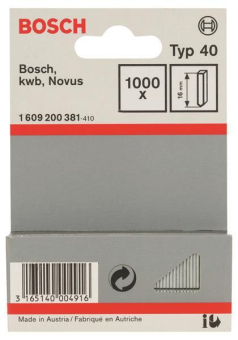 Bosch Stift Typ 40 16mm       1609200381 