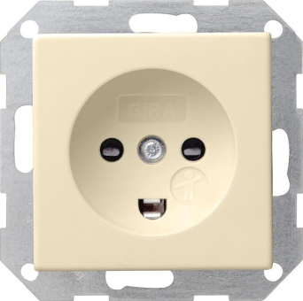 GIRA 042201 Steckdose Dänisch cremeweiß 