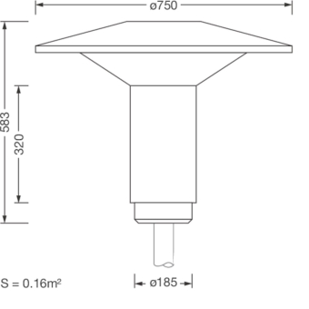 Siteco Laterne             5XA5255BF14HP 