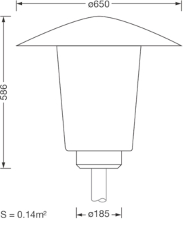 Siteco Pilzleuchte          5XA5235RF14H 