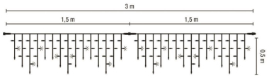 S&H LED-Ice Lite Flash 114 3x0,5m  59088 