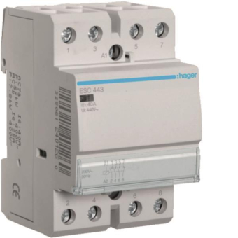 Hager Installationsschütz 40A     ESC443 