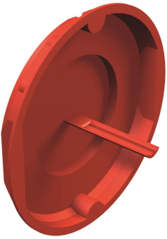 OBO UV 70 SD Signaldeckel UP Ø70mm PE 