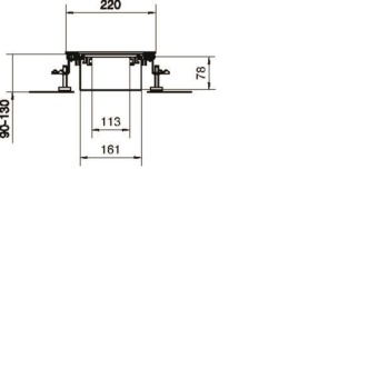 Hager Bodenkanal estrichbünd. BKWD200090 