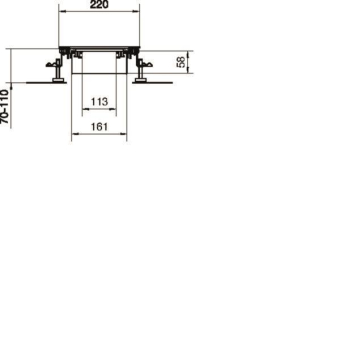 Hager Bodenkanal estrichbünd. BKWD200070 