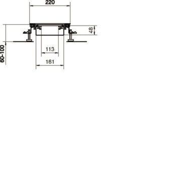 Hager Bodenkanal estrichbünd. BKWD200060 