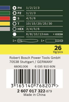 Bosch Prom 26tlg              2607017322 