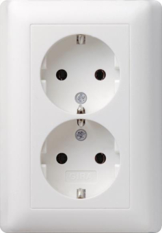 GIRA 078004 SCHUKO-Doppelsteckdose 