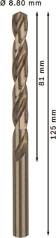 Bosch 5Metallbohrer HSS-Co    2608588101 