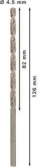 Bosch 5Metallbohrer HSS-G DIN 2608596818 