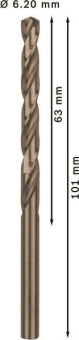 Bosch 10Metallbohrer HSS-Co   2608588096 