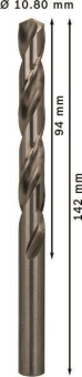 Bosch 5Metallbohrer HSS-G DIN 2608585528 