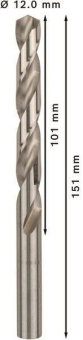 Bosch 5Metallbohrer HSS-G DIN 2608595081 