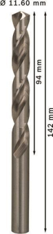 Bosch 5Metallbohrer HSS-G DIN 2608585534 