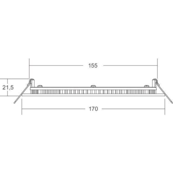 Brumberg LED-Einbaupanel 350    12452173 