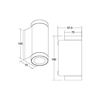 Brumberg LED-Wandanbauleuchte   10131183 